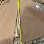 Dolce Collection Faux Fur Trim Coat Women’s dress Coat Embroidered Size Medium Tan Photo 9