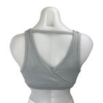 Alo Yoga Gray Rib Knit Sleeveless Cami Camisole Sports Bra Crop Tank Top Size S Photo 3