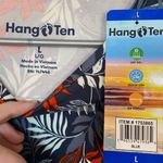 Hang Ten NEW UPF 50+ Long Sleeve Quick Dry Sun Shirt Tropical Print Size Large Photo 2