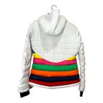 Perfect Moment Rainbow Chevron Down Ski Jacket Size Medium White Photo 6
