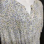 Amazon Essentials Dotted Midi Dress with Tie Waist White Size XL Photo 2