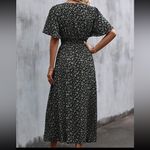 SheIn Floral Cottagecore Boho Midi Dress with Flutter Sleeves Photo 1