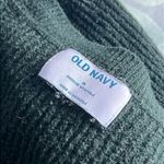 Old Navy Forest green sweater ribbed stretchy v neck Photo 2