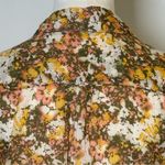 Eddie Bauer Floral Button-Up Blouse Pin Tucked Detail Women’s Size Petite Small Photo 4