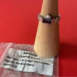 Bomb Party RBP5542 “Carefree in Love” LC Tanzanite on Rhodium Size 7 Ring NWT Photo 3