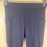 Eileen Fisher  Petite PP/PTP Black Athleisure Leggings with Pockets Womens Active Photo 1