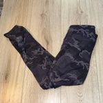 Black and Gray Camouflage camo Leggings tights Size M Photo 0
