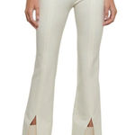 Derek Lam 10 Crosby Front Slit Pants in Crème Size 0 Photo 0