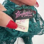 Frederick's of Hollywood Vtg  M Lace Babydoll Nightie Dress Sheer Structure V-neck Photo 3