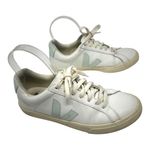 VEJA Esplar Leather White Sneakers Size 38 (US 7) Photo 3