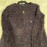 EXPRESS  Sweater size S  length 29” bust 36” color black purple see picture Photo 13