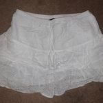 Wet Seal White Ruffled Skirt Photo 0