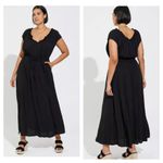 Torrid  Maxi Textured Woven Double Slit Dress Photo 1