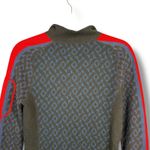 Title Nine  Merino Wool Quarter Zip Pullover Top‎ Diamond Pattern - XS Photo 6