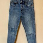 Levi's Levi’s Women’s Y2K 505 High Rise Light Blue Distressed Cropped Jeans 28 Photo 0