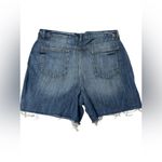 Maurice's EDGELY High Rise Frayed Hem 5 in.Denim Jean Shorts ; Distressed; size 16 Photo 2