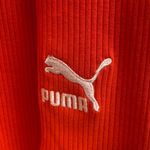 Puma New  Classic Ribbed Bodycon Dress Poppy Red Size 1X Photo 5