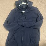 Oversized Navy Zip Photo 0
