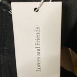 Lovers + Friends New  Savannah Cropped Top Black Puff Connected Sleeve‎ Size L Photo 8