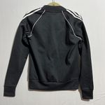Adidas  Track Jacket Women's XS Ribbed‎ logo 3-Stripes Raglan Sleeve Full Zip Photo 2
