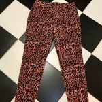 Scotch & Soda NWT  Animal Print Slim Fit Jeans Leopard Print Pants Coral Pink 29 Photo 3