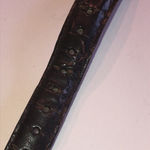 Carriage Gold Tone Dark Brown Leather Classic Watch Wristwatch NEW BATTERY Photo 10