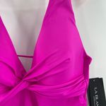 La Blanca Tankini Top Size 12 Island Goddess Over Shoulder Twist Orchid NWT Photo 11