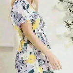 Oddi Floral Maxi Dress 1xl Boho Beach Romantic Dolman Sleeves Elastic waist Photo 0