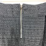 Francesca’s Dina Be Black Textured Skater Shirt L Size L Photo 6