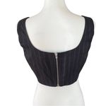 Avec Les Filles  Pinstripe Crop Top SZ xs Photo 1