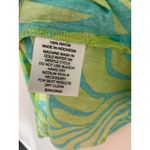 Escapada ‎ Beach | Women's Bright Green Blue Beach Cover Up Dress Sz S Photo 7