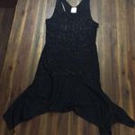 Nicole Miller  Black Beaded Cocktail Dress Photo 0