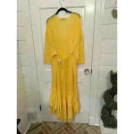 Free People Beach Yellow Maxi Dress size M NWT Photo 1