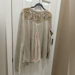 Miss Me  button down Cardigan Taupe size Large Photo 10