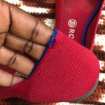 Rothy's Rothy’s Red Round Toe Ballet Ballerina Flats Shoes Size 9 Photo 7