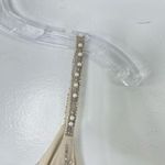 Mac Duggal  9141 Floral Embroidered Sleeveless Beige Multicolor Gown, Size 10 Photo 9