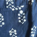 Madewell  Pull-On Shorts in Vinefloral Blue White Floral Shorts Size XS  Photo 9