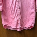 Frank & Eileen Mary Famous Denim Button Up Mini Dress Neon Strawberry Small S Photo 5