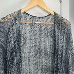 Accessory St New York Y2K Crochet Shawl. OS. Blue, Black, and Silver Metallic. Blue Size undefined Photo 3