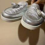 Michael Kors  Loafers Size 9‎ Leather Silver Metallic Callahan Moccasins U Photo 7