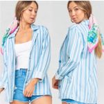 Show Me Your Mumu Brecken Jacket Striped Blazer Jacket Size Xsmall Photo 1