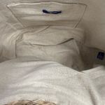 Straw Woven Tan Tote Bag Photo 2