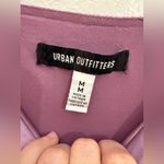 Urban Outfitters  Mallory metallic purple asymmetrical slip short dress medium Photo 2