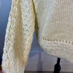 Very J  Cream Sweater New With Tags SMALL Photo 3