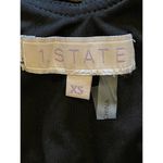 1. State State Black Floral Velvet Ruffled Slit Sleeve V Neck Pullover Blouse‎ Size XS Photo 5