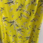 Yellow Floral Silky Nightie Slip Size 6 Photo 1