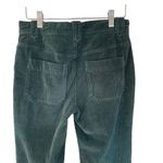 Free People green corduroy pants flare pockets size 0 Photo 4