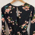 Urban Outfitters Pins & Needles floral keyhole back ruffled long sleeve romper S Photo 5