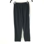 ZARA Basic Womens Cropped Pants Black Adjustable S Photo 1