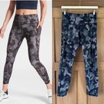 Athleta  Lightning Camo 7/8 Tight Leggings in SuperSonic Black Women’s size Small Photo 1